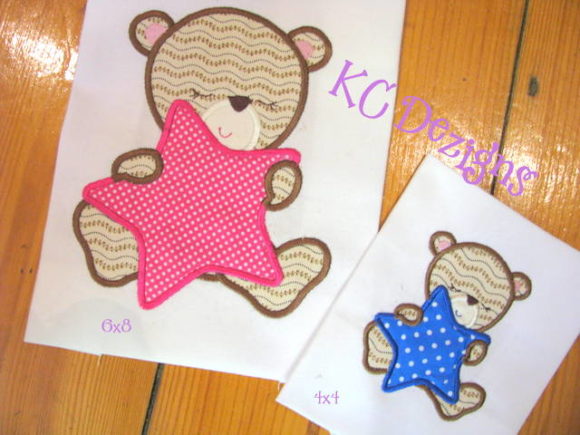 Adorable Baby Girl Bear with Star Design