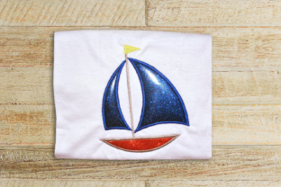Adorable Sailboat Applique for Craft Fair Success