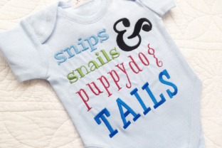 Baby Boys Snips and Snails Embroidery Review