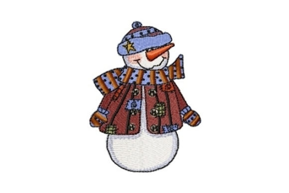 Charming Snowman Patches for Winter Crafts