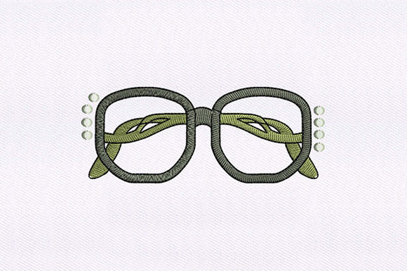Chic Designer Glasses Embroidery for Craft Fairs