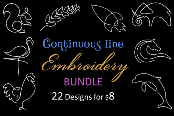 Continuous Line Embroidery for Business