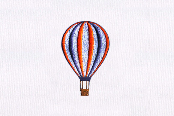 Cute and Edgy Colorful Hot Air Balloon