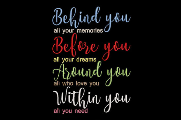 Inspirational Embroidery Quote: A Perfect Addition