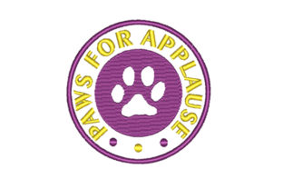 Paws for Applause: A Festive Embroidery Design