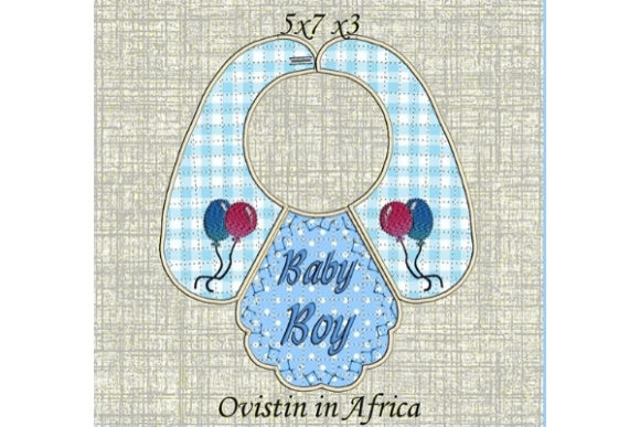 Review: Beautiful Blue Baby Bib for Small Hoops
