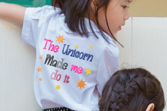 Unicorn Made Me Do It: A Charming Embroidery Design